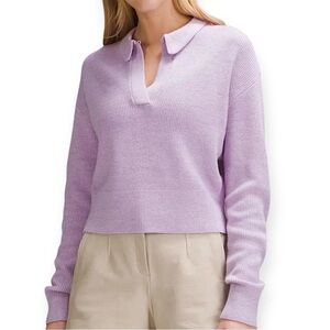 Lululemon Collared Merino Wool Blend Sweater